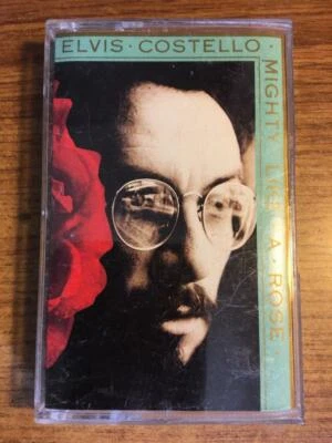 ELVIS COSTELLO MIGHTY LIKE A ROSE RARE CASSETTE TAPE TESTED LATE NITE BARGAIN! - Image 1 of 2