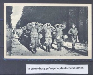 Dt. Bes. 2. WK Luxemburgo, postal sin usar soldados alemanes prisioneros (10254) - Imagen 1 de 1