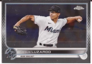 2022 TOPPS CHROME BASE SET - # 112 - JESUS LUZARDO - MIAMI MARLINS - Picture 1 of 1