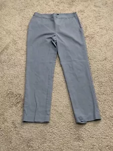 Peck & Peck Collection Womens Pants Size 8 Gray Side Zip Classic Pant - Picture 1 of 12
