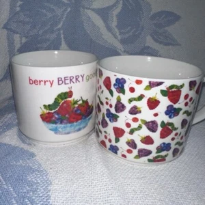 NWOB World of Eric Carle Very Hungry Caterpillar Stackable Coffee Mug Set Of 2 - Picture 1 of 9