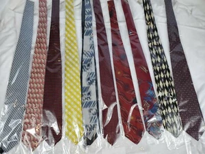 Vintage And Modern Mens Ties Lot Of 10 Includes Bardelli Roma And Michael Kors  - Picture 1 of 6