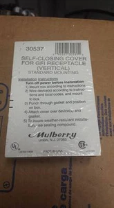 MULBERRY 30537 WEATHERPROOF SELF CLOSING GFI RECEPTACLE COVER   W447 - Picture 1 of 1