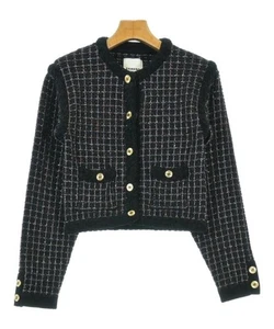 sandro Collarless Jackets BlackxGoldxBlue(Check Pattern) 2200572507039 - Picture 1 of 6
