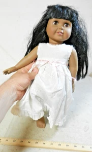 "Muñeca estilo American Girl 1996 FCM Fibre-craft pelo castaño ojos marrones 18""" - Imagen 1 de 8