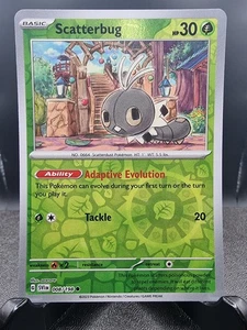 Scatterbug - 008/198 - Reverse Holo - Scarlet & Violet SV1 - Mint - Pokemon Card - Picture 1 of 1