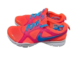 Nike Zapatos Para Mujer Talla 9.5 Naranja Azul Entrenamiento Cruzado En Temporada TR-2 Rojo Correr - Imagen 1 de 9