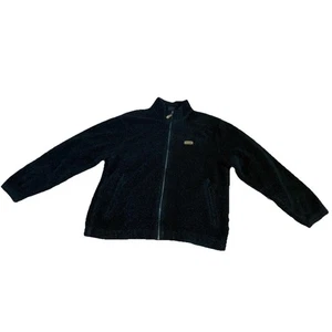 Marker Brand Black Fleece Jacket Size Large PreOwned Great Condition - Picture 1 of 4
