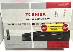 Toshiba DVR620 DVD & VHS Recorder 1080 Upconversion Factory Sealed New Old Stock - Picture 1 of 8