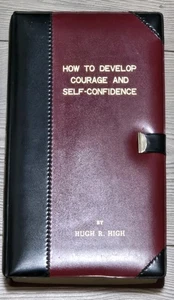 "How To Develop Courage and Self-Confidence " by Hugh R High Book Flask Fake - Imagen 1 de 8