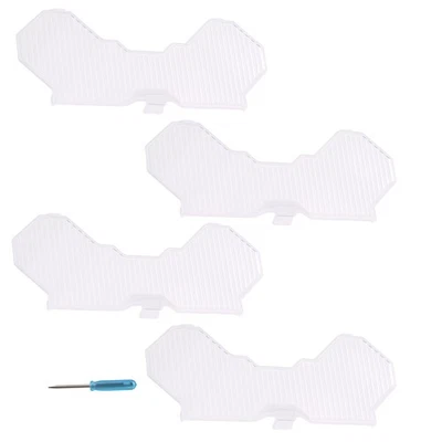 4Pcs 7inch Transparent Square LED Light Cover For Maxpeedingrods Driving Lights - Image 1 of 4