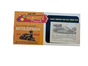 Roundhouse  HO 3-1 Old Timer Series Buildings H-O Scale Vintage - Picture 1 of 4