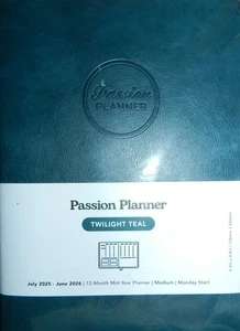 Passion Planner July 2025 - June 2026 Weekly 2025-2026 Mid-Year Planner Twilight - Picture 1 of 1