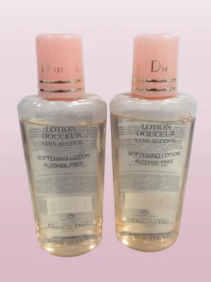 CHRISTIAN DIOR SOFTENING LOTION ALCOHOL-FREE 6.8 OZ NWOB LOT OF 2 - Image 1 of 3