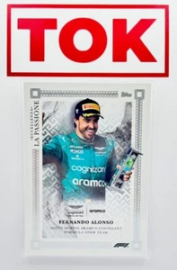 2023 Topps Eccellenza La Passione Fórmula 1 Fernando Alonso F1 Base Aston Martin - Imagen 1 de 2