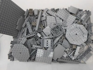 Lot 3 Pfund GROSSE MENGE dunkelgrau Lego Stck. Steine Platten gemischt sortiert sauber Lego - Bild 1 von 1