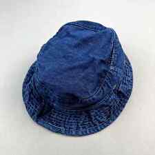 Vintage Gap Bucket Hat Cap Small 7-1/8 Blue Denim Cotton Fisherman Hip Hop 90s