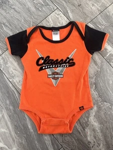 Harley Davidson Classic Motorcycles Baby Einteiler Größe 12 Monate - Bild 1 von 3