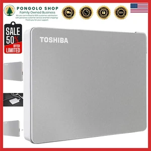 Elegant 2TB Canvio Flex External Hard Drive - Cross-Compatible for PC & Mac - Afbeelding 1 van 8