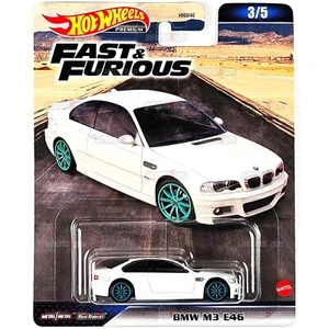 2023 Hot Wheels BMW M3 E46 white - Fast & Furious - HW 1:64 Real Riders HNW52 - Picture 1 of 2