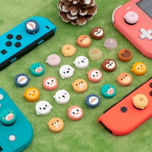 GeekShare Animal Thumb Grips for Nintendo Switch/Switch Lite/OLED Joy Con Caps 4 - Picture 1 of 20