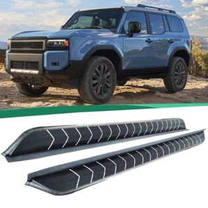 2PCS Side Step Nerf Bar Running Board Fits For Land Crusier J250 LC250 2024 2025 - Picture 1 of 8