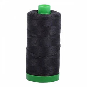 Aurifil Mako 40 wt Cotton Thread - 1094 yds - Very Dark Grey (#4241) - Picture 1 of 1