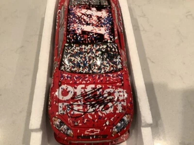 TONY STEWART AUTOGRAFIADO 2009 CHEVY OFFICE DEPOT KANSAS CARRERA GANAR DIECAST Y TARJETA Foto 1 de 4