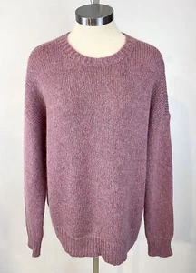 Suéter de lana y mohair rosa con bolsita en L Eileen Fisher $398 nuevo con etiquetas - Imagen 1 de 9