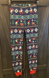 Hanna Andersson Gnome Long John Pajama Kids Bottoms Pants Holiday Matching 130 - Picture 1 of 3