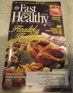 Vintage-Pillsbury  Nov/Dec 1995-Fast & Healthy - Healthy Holidays - Picture 1 of 6