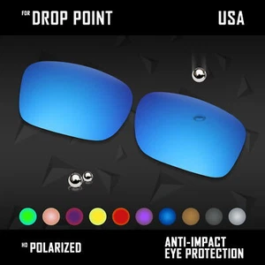 Lentes de repuesto polarizadas antiarañazos para Oakley Drop Point OO9380 opciones - Imagen 1 de 29