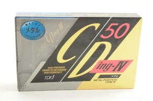 TDK Type CD ing-IV Metal Cassete tape 50 min - Picture 1 of 2