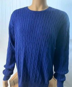 Tommy Hilfiger Golf Mens Blue Long Sleeve Pullover Size XL - Picture 1 of 9