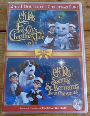 The Elf on the Shelf Double Feature DVD Elf Pets Fox Cubs Christmas Santa - Image 1 of 4