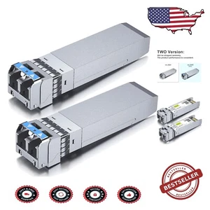 10G Single-Mode Fiber Optic Module - 1310nm Transceiver, 10km, for Major Brands - Picture 1 of 9