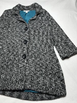 Pendleton Lana Alpaca Manga 3/4 Suéter Cárdigan Chaqueta Mujer’s Pequeño Foto 1 de 4