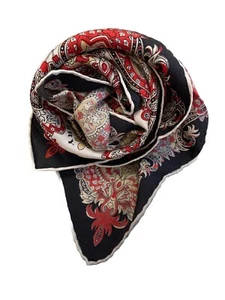 BURBERRY FOULARD DONNA WOMAN SCARF VINTAGE JHD10208 - Foto 1 di 6