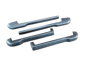 1999-2004 Volkswagen GTI Jetta Front Seat Rail Cover Trim Set Black LH RH Sides - Picture 1 of 4