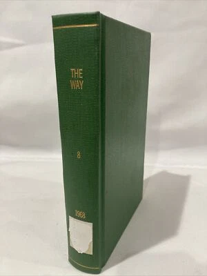 The Way Quarterly Review of Christian Spirituality HC Bound Volume 8 1968 (BM53) - Image 1 of 4