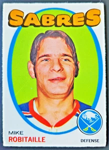 1971-72 O-Pee-Chee #8 Mike Robitaille ROOKIE CARD Buffalo Sabres**(BH156)** - Bild 1 von 2