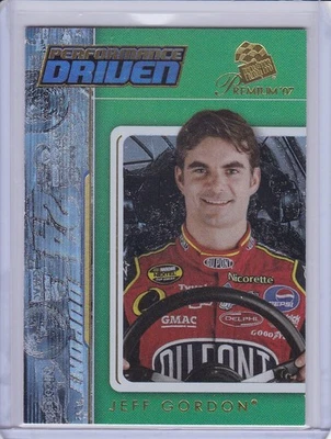 Jeff Gordon 2007 Press Pass Premium Performance Driven insert card PD10 - Image 1 of 2