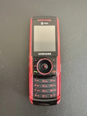 三星 SGH-A737 ZR 滑块 非常罕见 适用于收藏家 AT&T 红色 — 第 1/4 张图片
