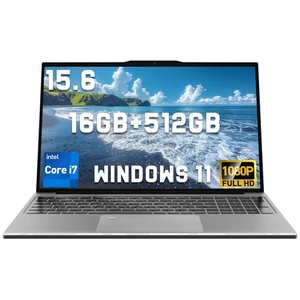 2025 Latest 15.6" Laptop Compatible with Windows 11, i7-6500U Processor, 16GB... - Picture 1 of 7