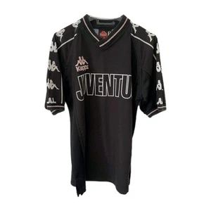Maglia Kappa Gara Juventus Nera Rosa Taglia S | Maglia Calcio Vintage Italia anni 90 #68 - Foto 1 di 8