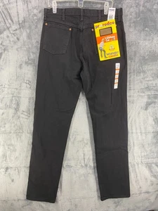 Wrangler Jeans Herren 34x36 Pro Rodeo Competition Original Cowboy Schnitt Schwarz Neu mit Etikett - Bild 1 von 15