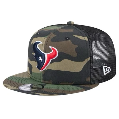 Gorra de camionero ajustable New Era Houston Texans camuflaje 9FIFTY Snapback Foto 1 de 4