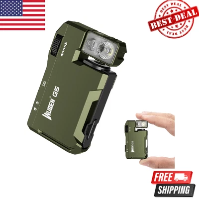 WUBEN G5 Rechargeable EDC Flashlight 400 Lumens Mini Pocket Torch w/ RGB Light