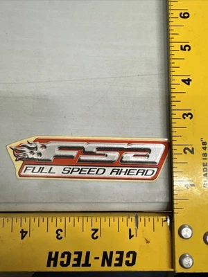 FSA Full Speed BMX Stickers Decals 1990's Mid School Racing Bike Bicycle Vintage - Image 1 of 2