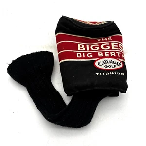 Callaway Golf The Biggest Big Bertha Titanium 1 Driver Headcover rot schwarz Socke - Bild 1 von 3